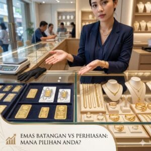 Perbedaan Emas Batangan dan Emas Perhiasan