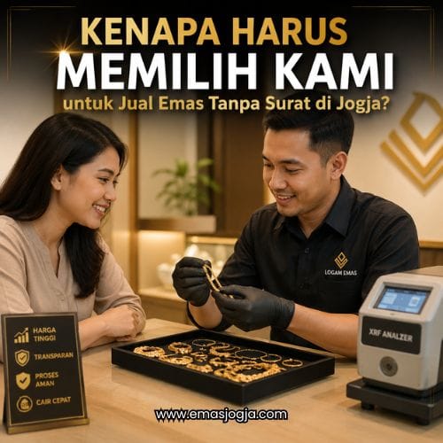 Kenapa Harus Memilih Kami untuk Jual Emas Tanpa Surat di Jogja?