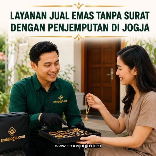 Layanan Jual Emas Tanpa Surat dengan Penjemputan di Jogja
